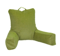 Кресло-подушка с подлокотниками в декоративном чехле, зеленый